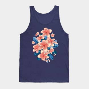 Pink Plumeria. Tropical flowers Tank Top